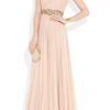 Marchesa Embellished Oneshoulder Silkchiffon Gown in Pink (blush) - Lyst