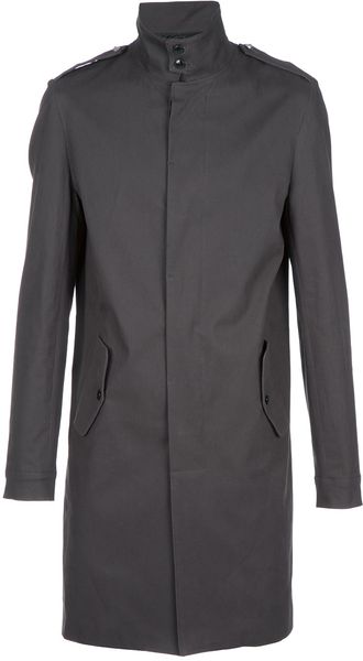Phonz Says Black Cotton Mac - Lyst