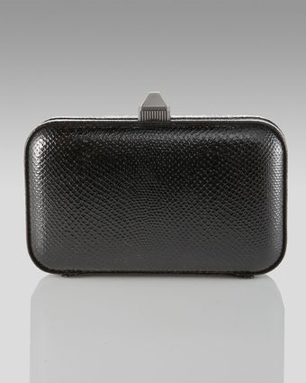 Pour La Victoire Snake-embossed Minaudiere - Lyst