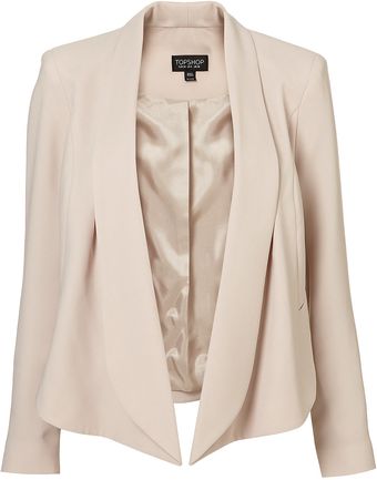 Topshop Seam Front Waterfall Jacket - Lyst