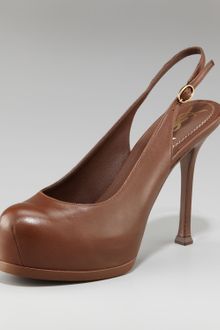 Yves Saint Laurent Tribtoo Slingback Pump - Lyst