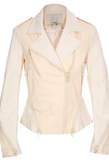 3.1 Phillip Lim Leather Motocross Jacket - Lyst