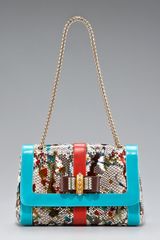 Christian Louboutin Sweet Charity Python Bag