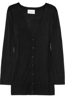 Crumpet Fine-knit Silk and Cashmere-blend Cardigan - Lyst