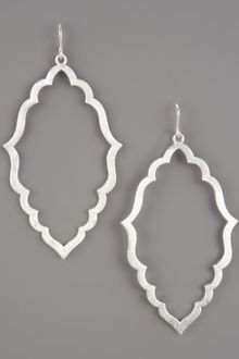 Dogeared Moroccan Hoop Earrings, Sterling Silver - Lyst