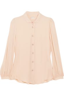 Emanuel Ungaro Silk-crepe Blouse - Lyst