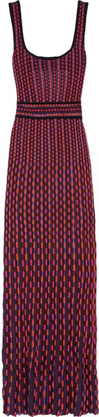  Cotton-blend Crochet-knit Maxi Dress 