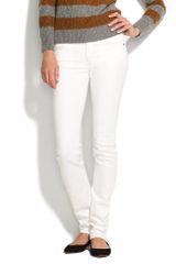 Madewell Rail Straight Jeans in White Wash