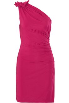 Mark + James By Badgley Mischka One-shoulder Ruffled Jersey Dress - Lyst