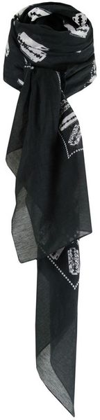 McQ by Alexander McQueen Black & White Razor Blade Scarf - Lyst