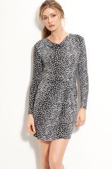 Michael by Michael Kors Drape Neck Dress with Twist - Lyst
