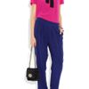 Miu Miu Lacebow Silk Top in Purple (fuchsia) - Lyst