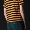 Burberry Prorsum Striped Crew Neck Tshirt in Orange for Men (bright larch) - Lyst