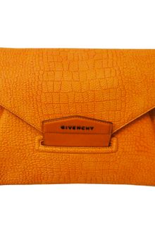 Givenchy Antigona Envelope Clutch in Orange - Lyst