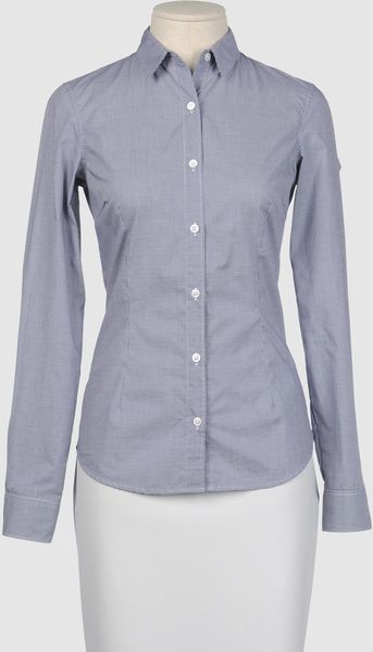 Mario Matteo Long Sleeve Shirt in Blue - Lyst