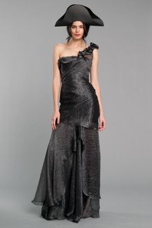 Oscar de la Renta One Shoulder Gown - Lyst
