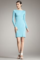 Ralph Lauren Black Label Patty Long-Sleeve Jersey Dress