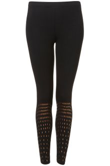 Topshop Rose Stud Ankle Leggings - Lyst
