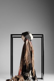 Burberry Mega Check Cashmere Scarf - Lyst
