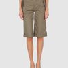 Calvin Klein Jeans Bermuda Shorts in Green - Lyst