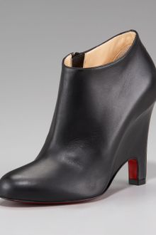 Christian Louboutin Suede Platform Ankle Boot - Lyst