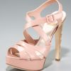 Dior Cannageheel Platform Sandal in Pink - Lyst