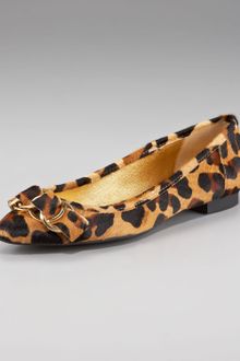 kate spade animal print flats