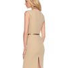 Michael Kors Stretch Boucle Sheath Dress in Khaki - Lyst
