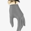 Vionnet TwoTone Cuff Bracelet in Gold (black) - Lyst