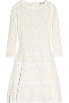 See By Chloé Crocheted Cotton-lace Dress - Lyst