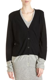 T By Alexander Wang Color Block Cardigan - Lyst