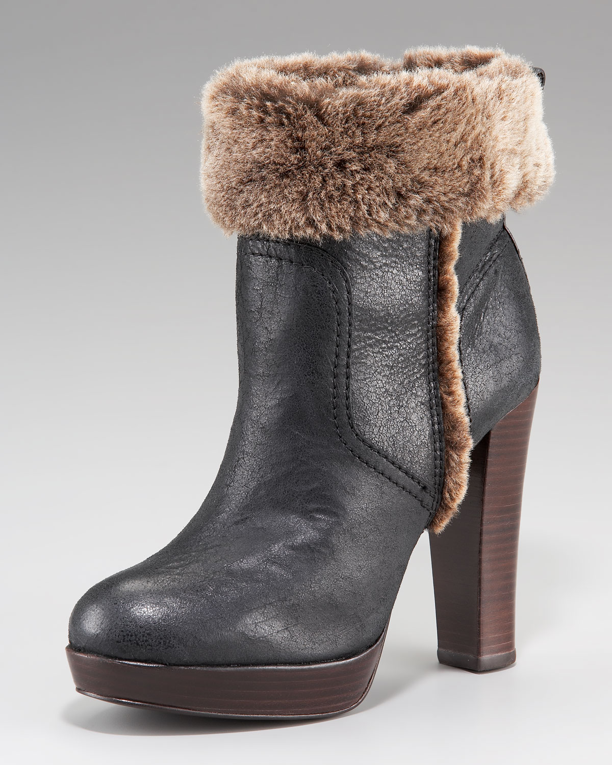 tory burch fur shoes