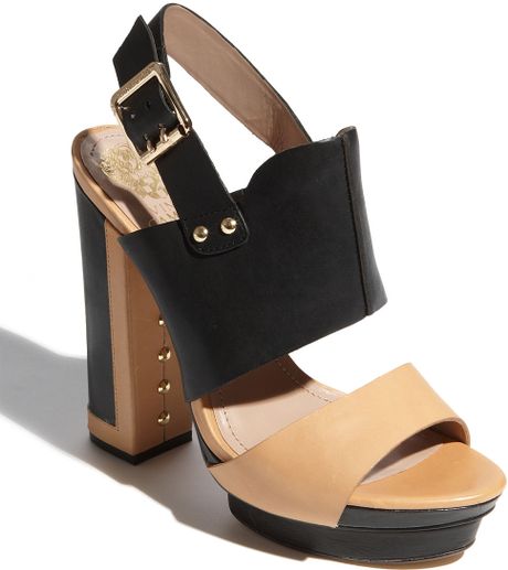 vince camuto tan sandals