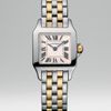 Cartier Santos Demoiselle Stainless Steel Watch On Stainless Steel & 18k Yellow Gold Bracelet, Small in Silver - Lyst
