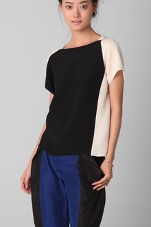 Derek Lam Bicolor T-shirt Blouse - Lyst