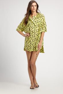 Diane Von Furstenberg Iruka Printed Top - Lyst