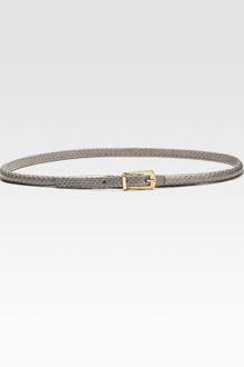 Diane Von Furstenberg Ila Watersnake Waist Belt - Lyst