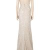 Eastland Sequin Detail Gown in Beige - Lyst