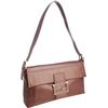 Fendi Brown Leather Baguette Threeway Convertible Clutch in Brown - Lyst