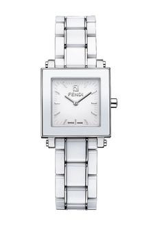 Fendi Ceramic Square Case Watch - Lyst