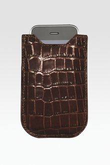 Graphic Image Croco Leather Case For Iphone - Lyst