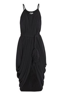 Lanvin Techno Jersey Drape Dress - Lyst