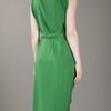 Lanvin Silk Dress in Green - Lyst