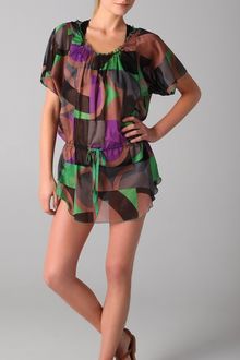 M Missoni Geometric Print Cover Up - Lyst