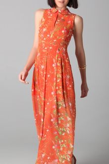 Opening Ceremony Sleeveless Pleated Maxi Dress - Lyst