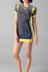 Opening Ceremony Pieced Scuba Floral Dress