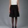 Oscar De La Renta Patchwork Dress in Black (white) - Lyst