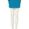 Topshop Ribbed Peplum Bodycon Skirt in Blue (lt turquoise) - Lyst