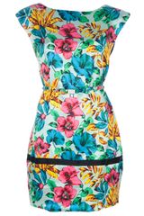 Marc By Marc Jacobs Printed Silk Dress