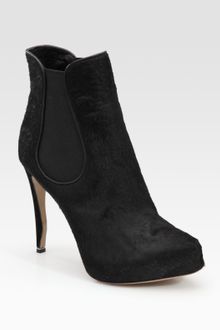 Nicholas Kirkwood Pony Hair Platform Ankle Boots - Lyst